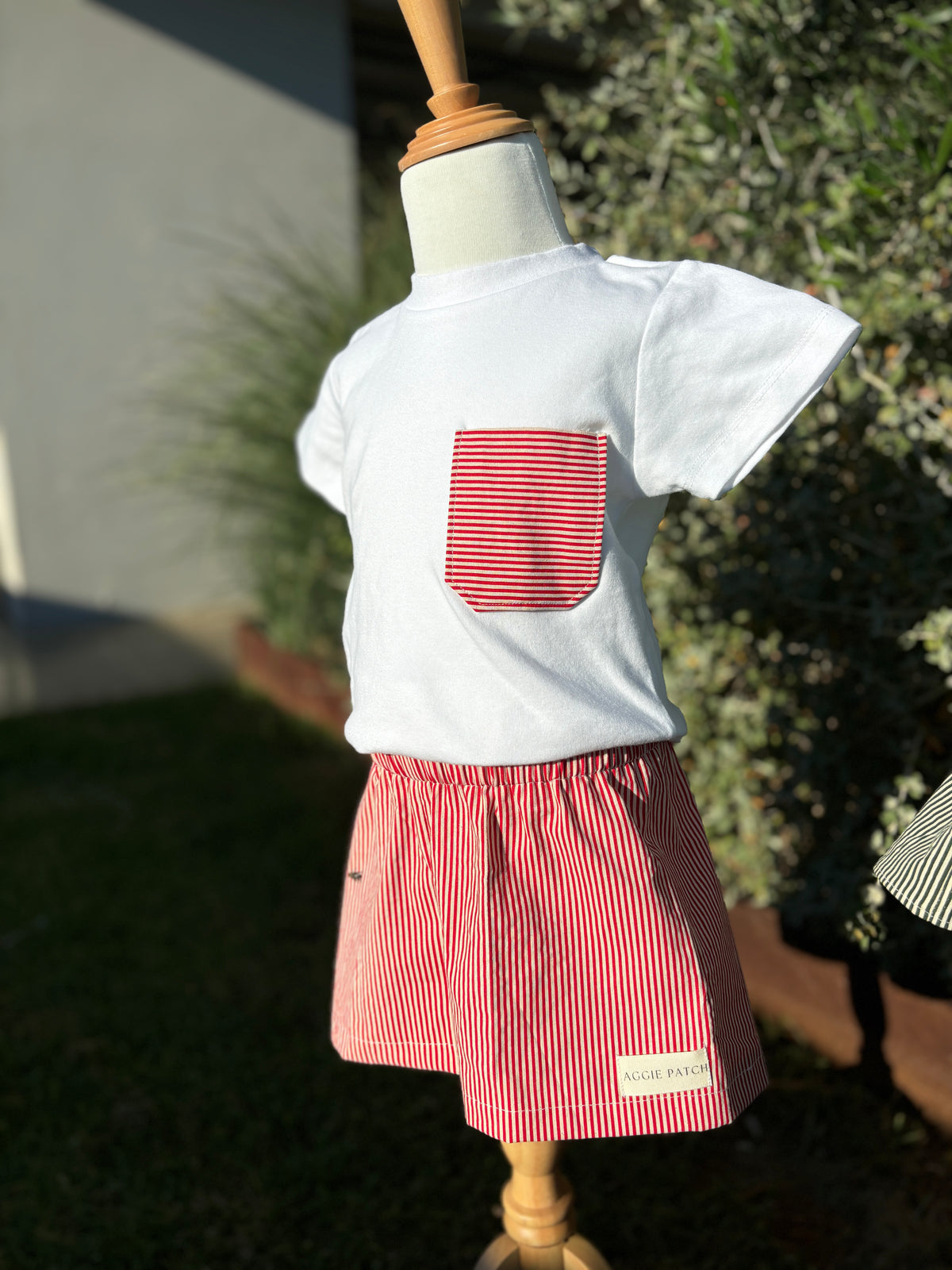Levi Shorts - Cherry Stripe