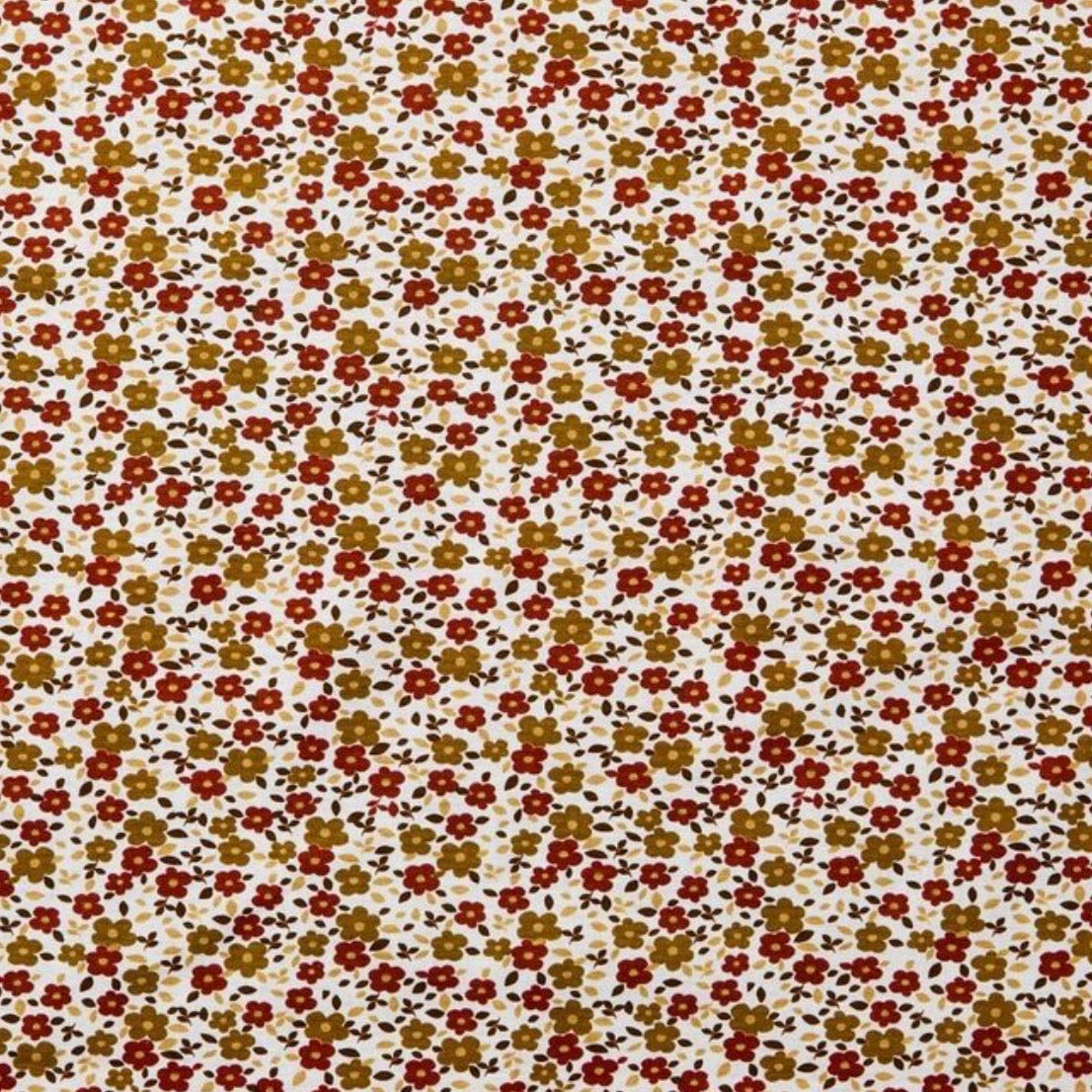 Neck Scarf - Mustard Ditsy Daisy