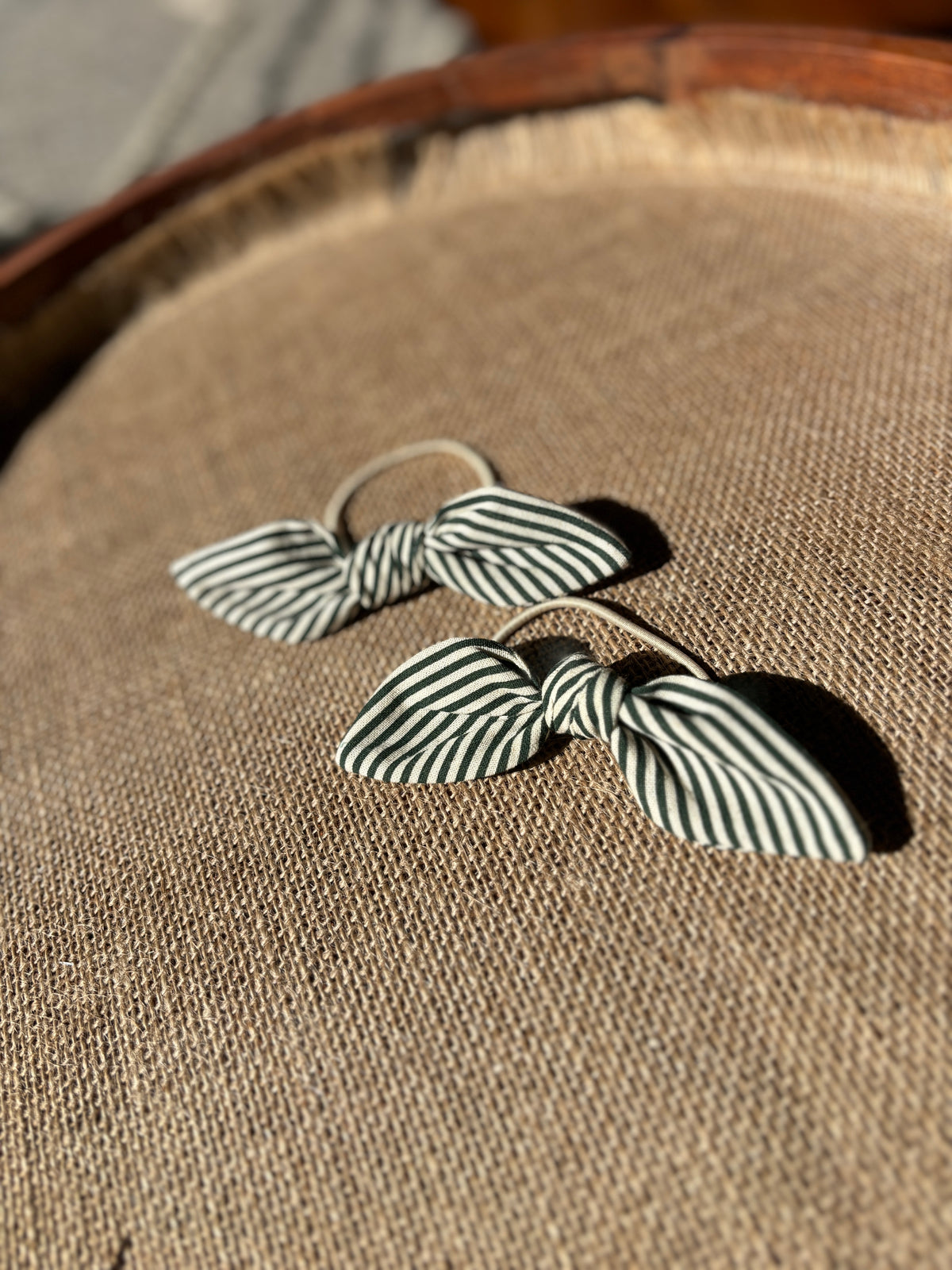 Flopsy Ties - Pea Stripe