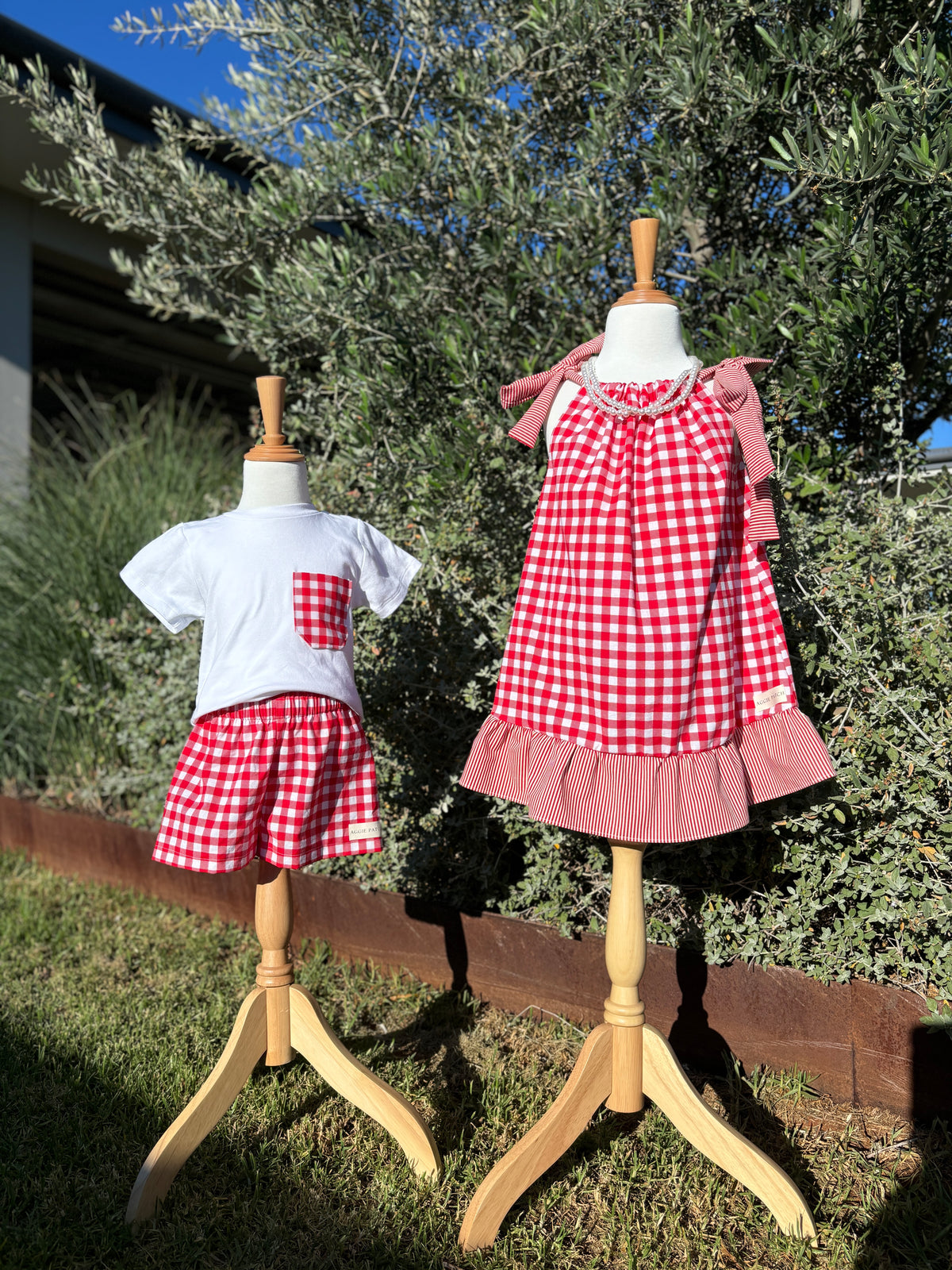 Levi Shorts - Cherry Gingham