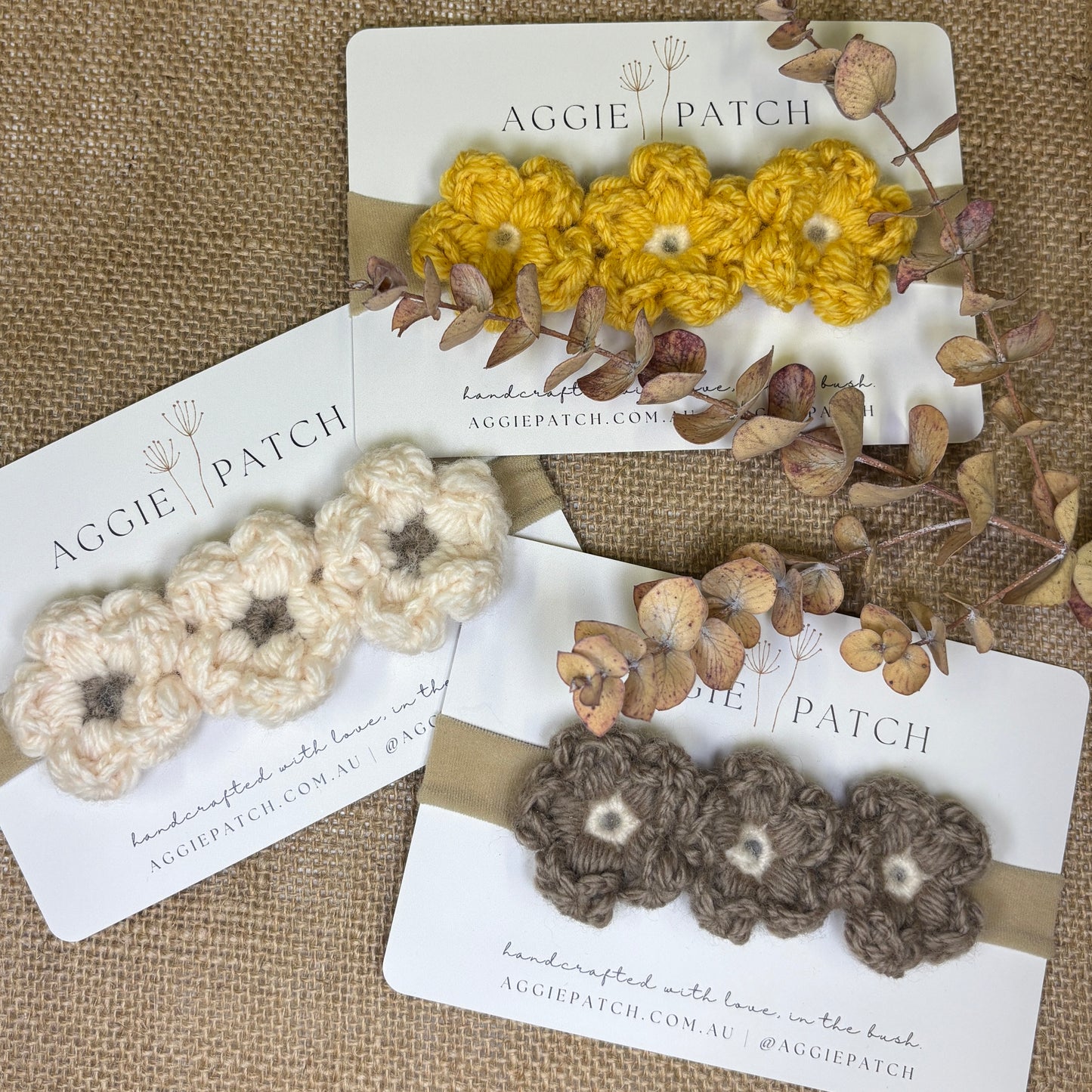 Daisy Australian Merino Wool Headband