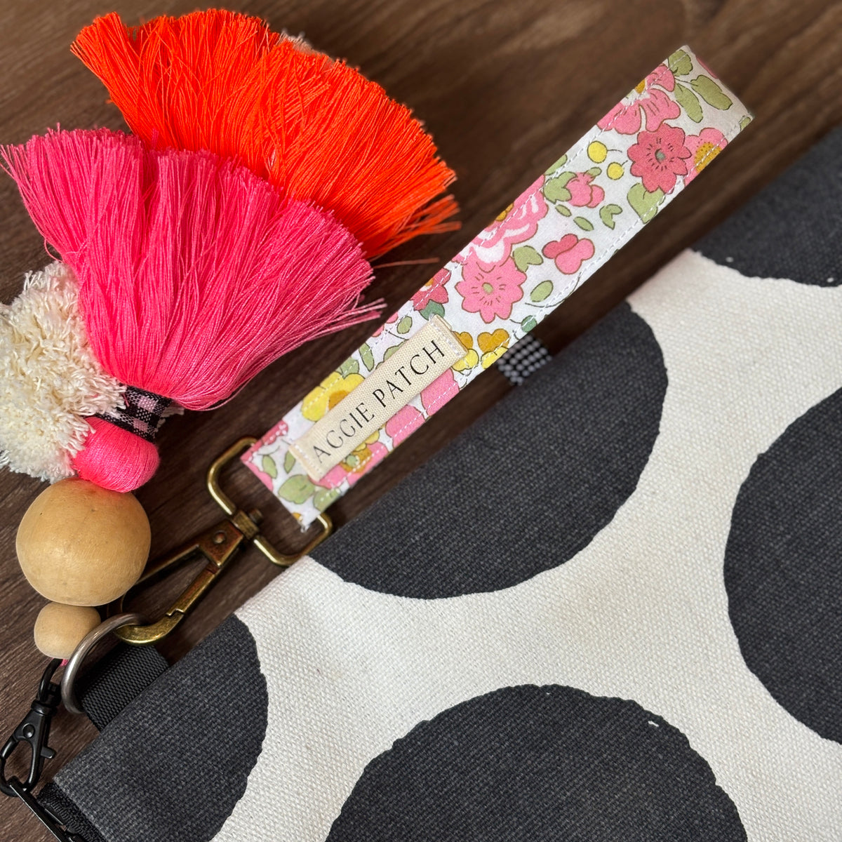 Wristlet Keychain - Spring Bloom Liberty