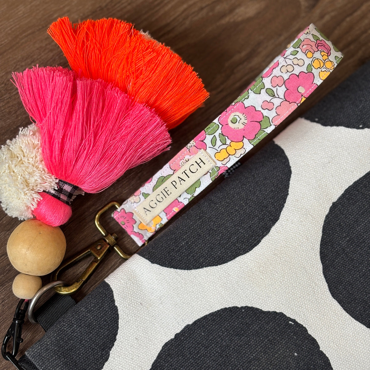 Wristlet Keychain - Citrus Bloom Liberty