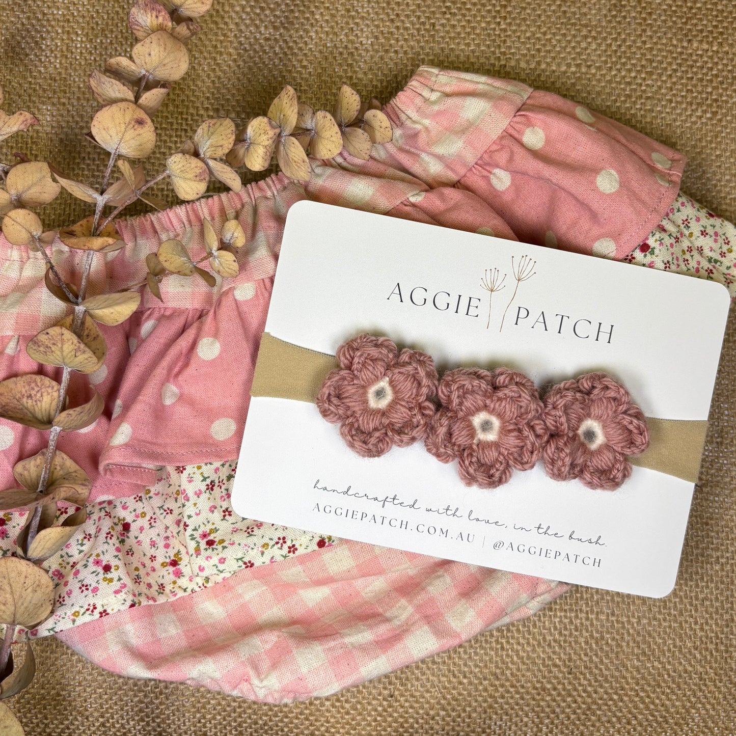 Daisy Australian Merino Wool Headband