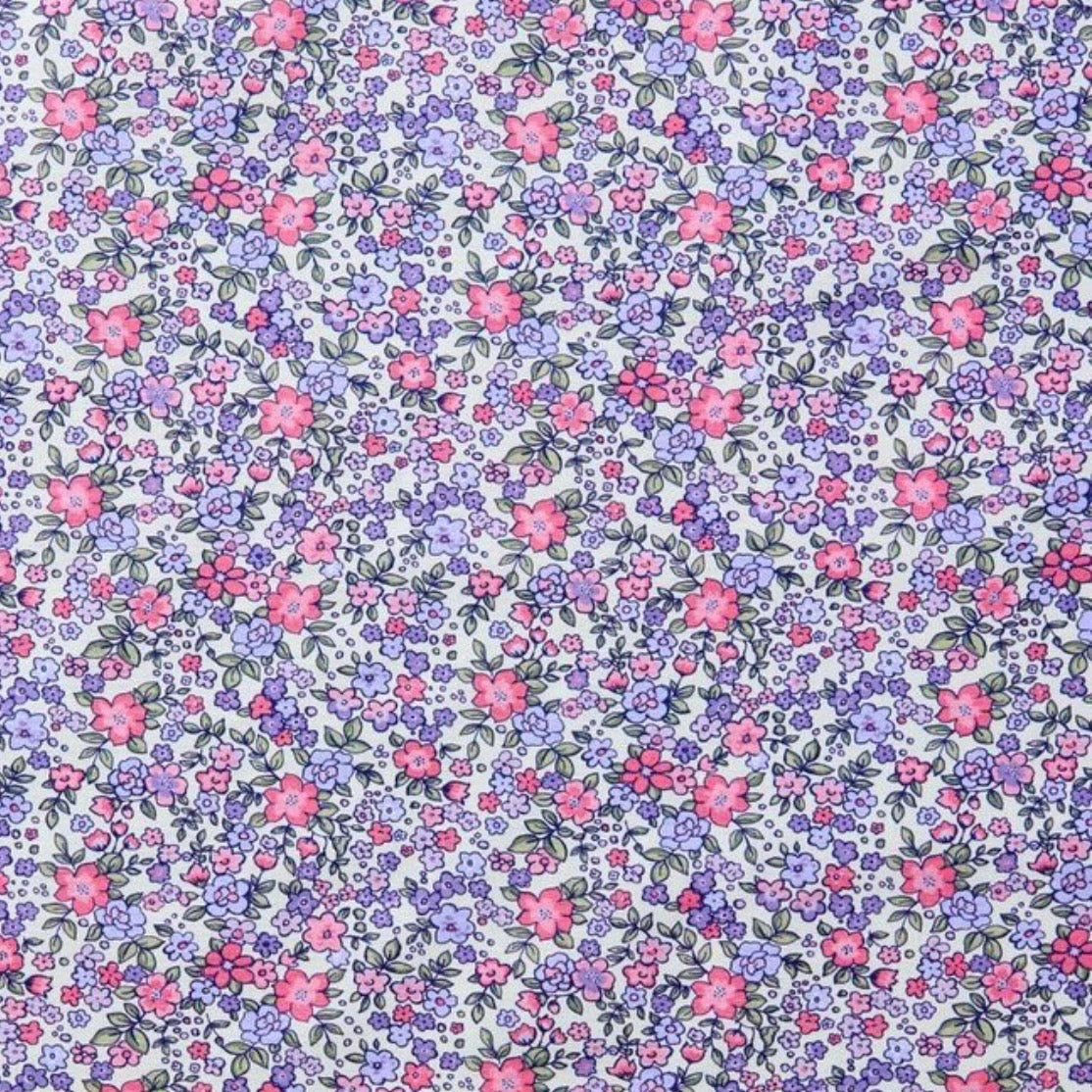 Neck Scarf - Lilac Vintage Floral