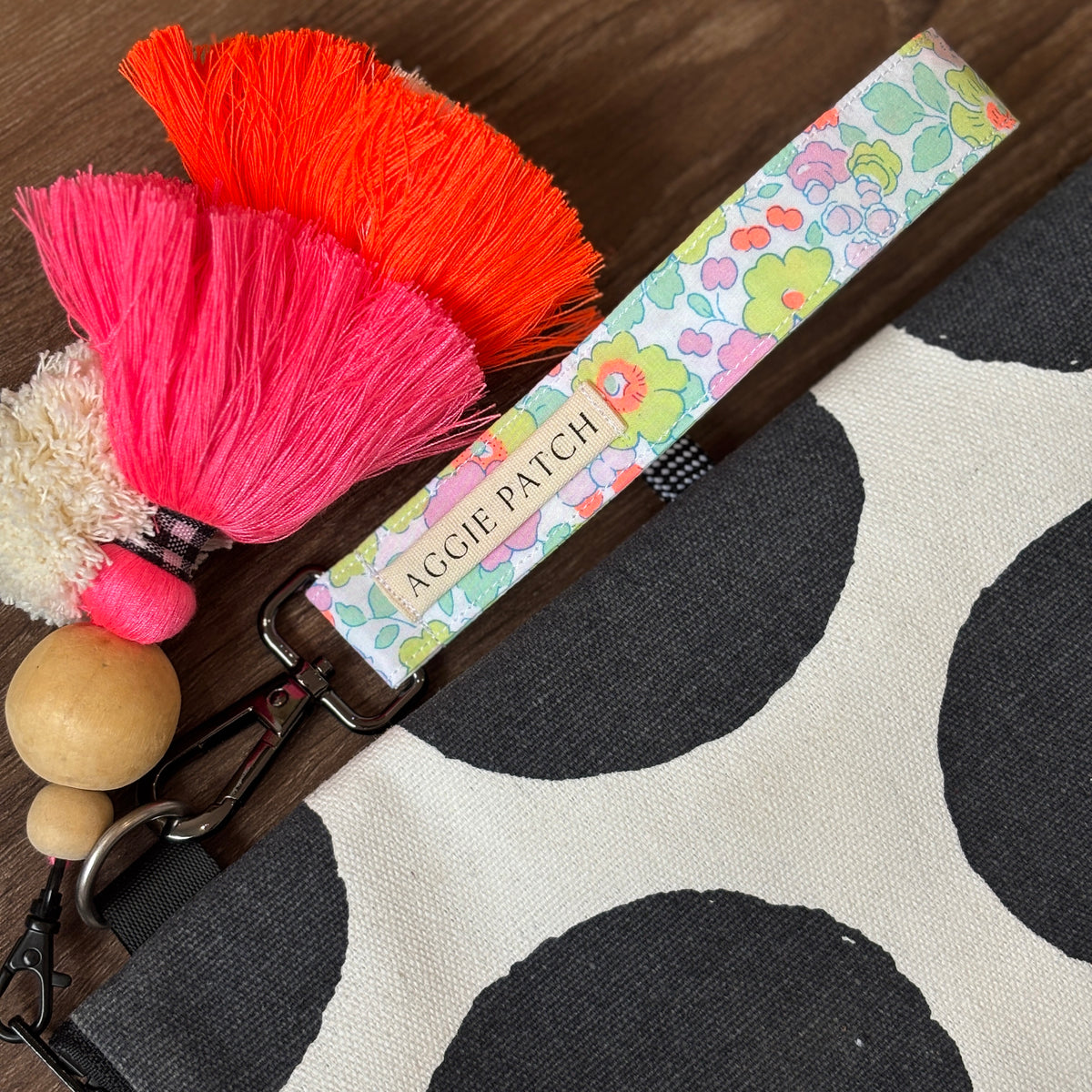 Wristlet Keychain - Neon Sorbet Liberty