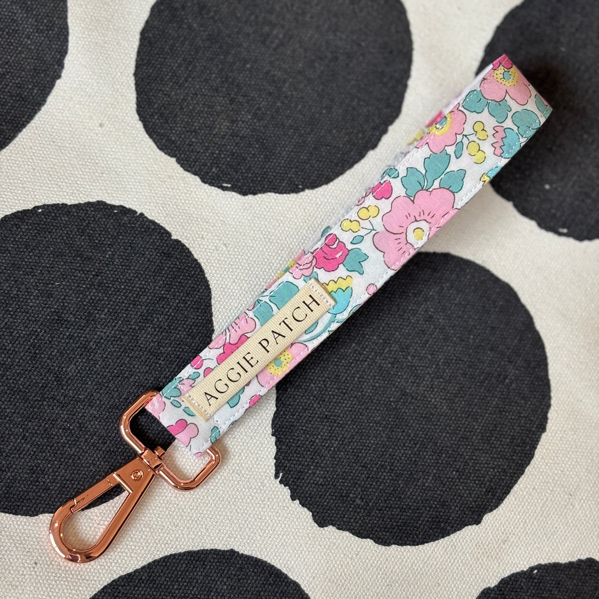 Wristlet Keychain - Blush + Mint Liberty