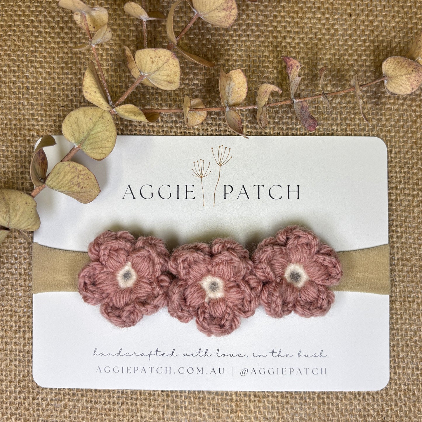 Daisy Australian Merino Wool Headband