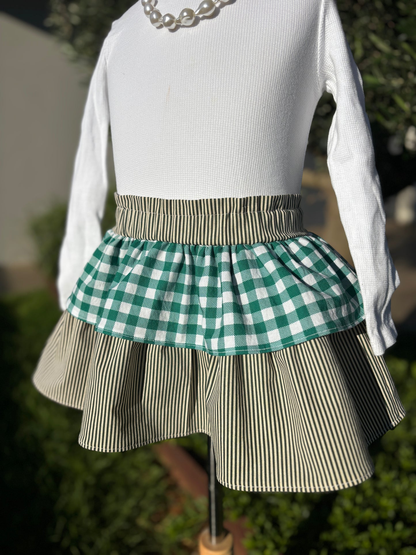 Holly Frill Skirt - Green