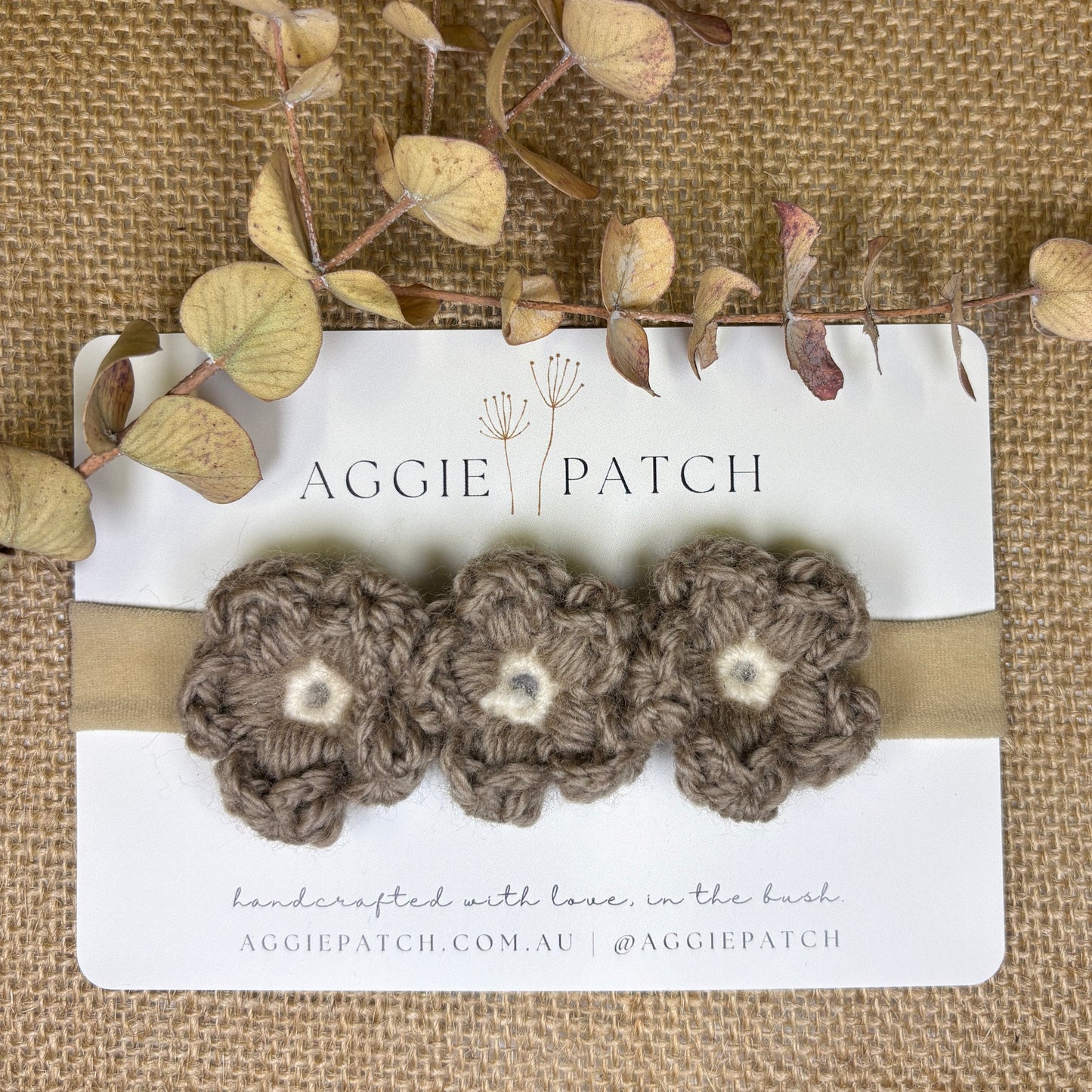 Daisy Australian Merino Wool Headband