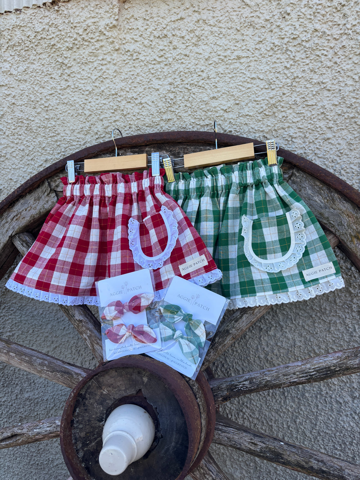 Patsy Skirt - Metallic Red