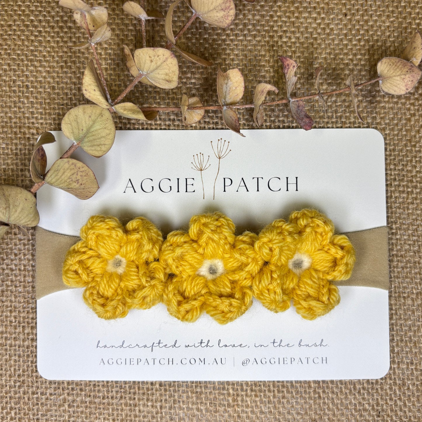 Daisy Australian Merino Wool Headband