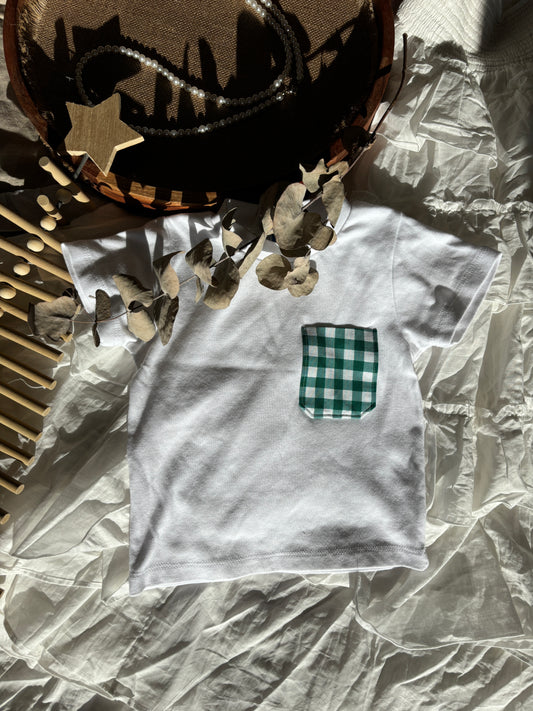 Hugh Tee - Pea Gingham (PRE-ORDER)