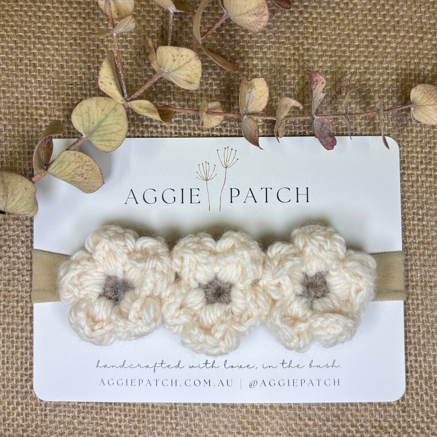 Daisy Australian Merino Wool Headband