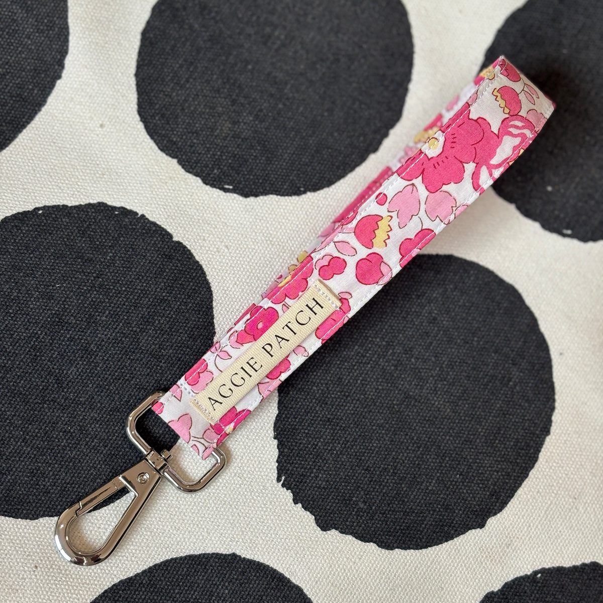 Wristlet Keychain - Pretty Pink Liberty